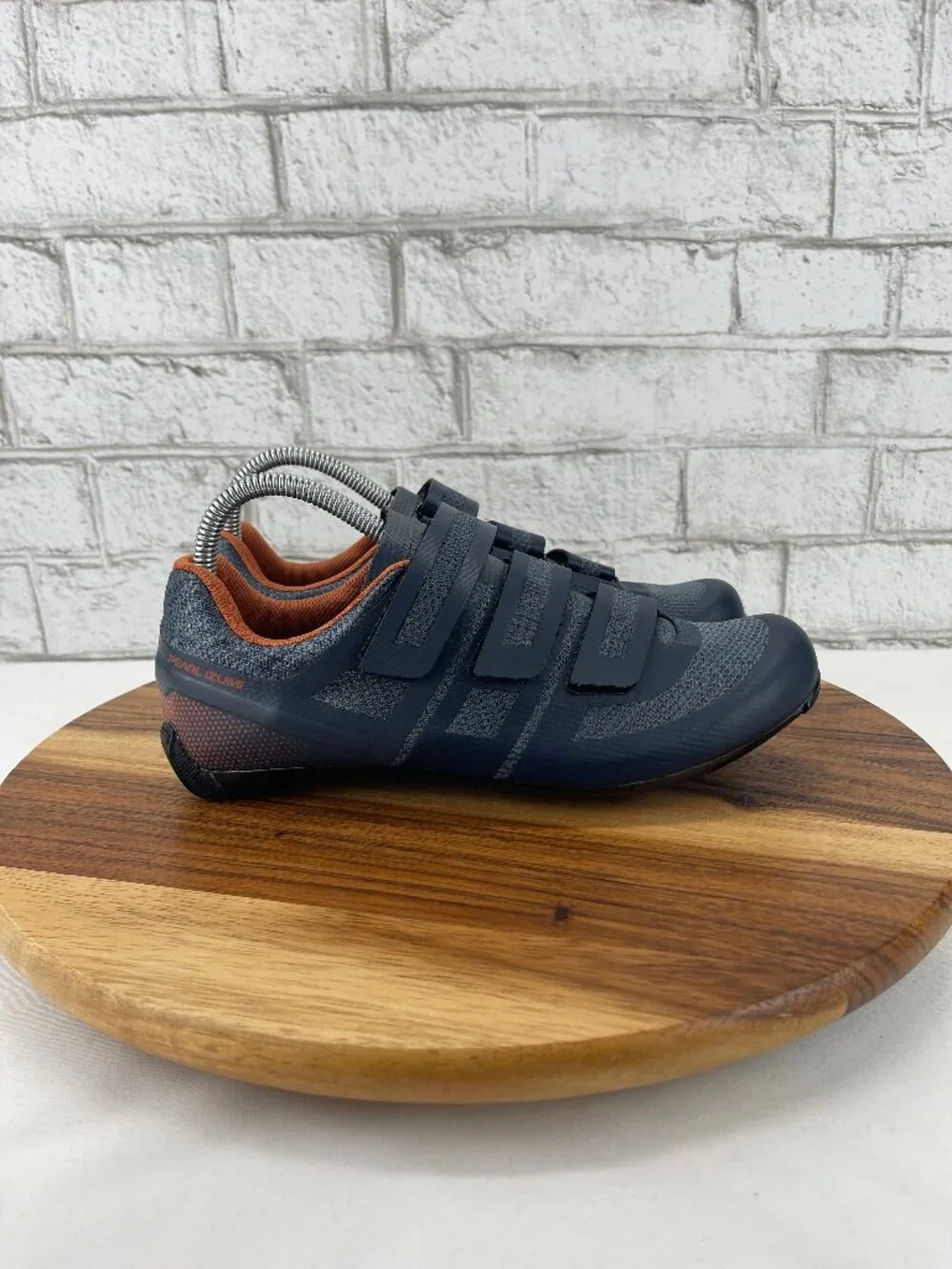 Pearl Izumi Quest Road Womens Sz. 9/40 Dark ink /Copper 3-Hook&Loop Cycling Shoe